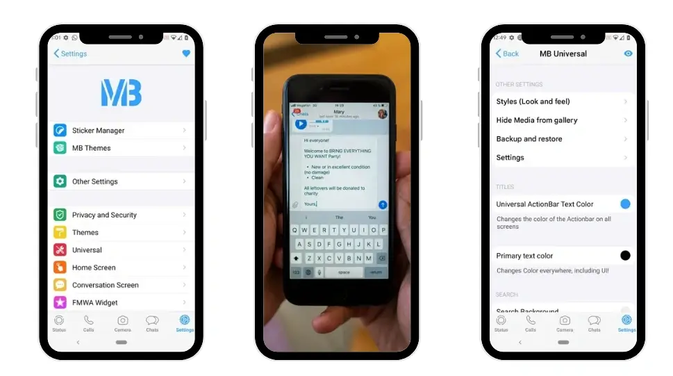 gbwhatsapp pro screenshots
